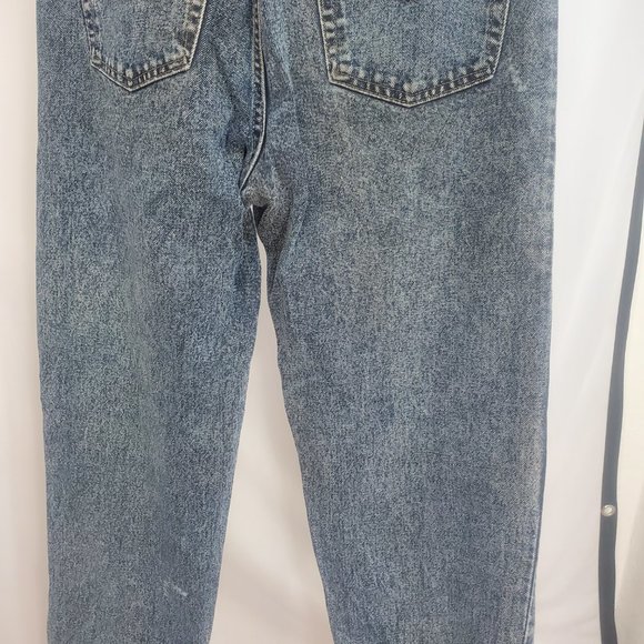 VTG. 91' Levi’s 550 Jeans Men’s 34x34 Relaxed Fit Baggy Blue Acid Wash Denim - Picture 8 of 13